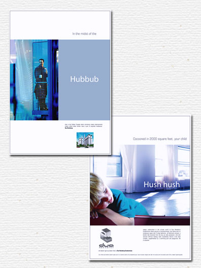 Dua Residency Full Page Teaser and Launch Print Ad